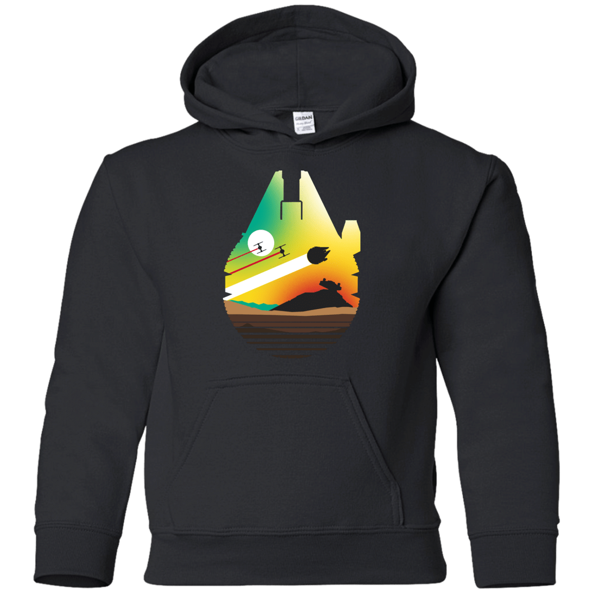 Sweatshirts Black / YS Escape from Desert Planet Youth Hoodie