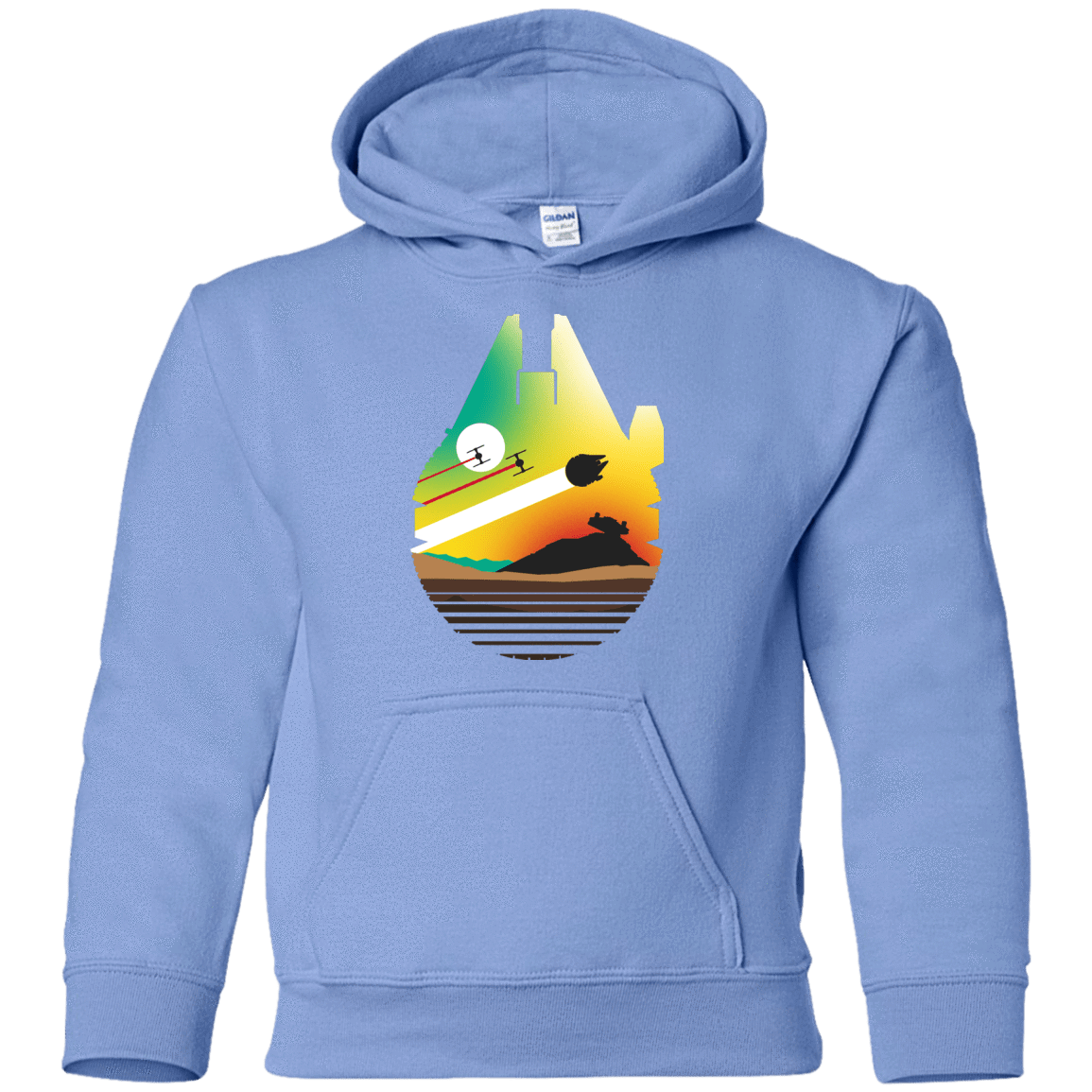 Sweatshirts Carolina Blue / YS Escape from Desert Planet Youth Hoodie