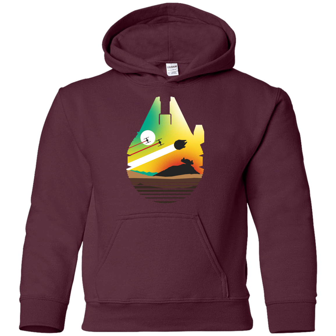 Sweatshirts Maroon / YS Escape from Desert Planet Youth Hoodie