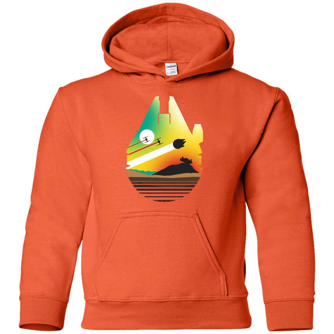 Sweatshirts Orange / YS Escape from Desert Planet Youth Hoodie