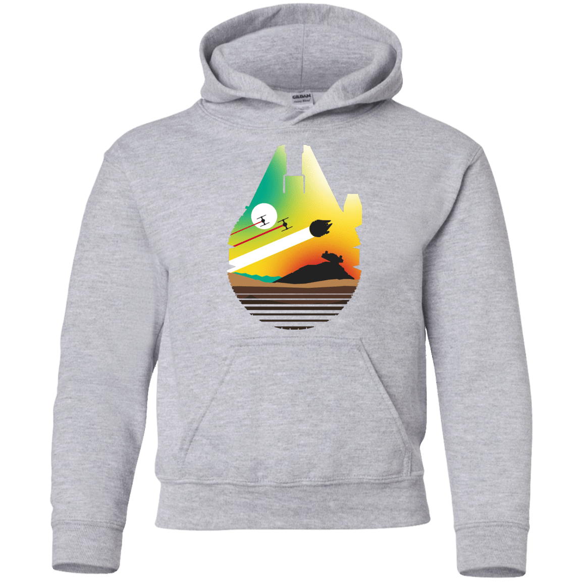 Sweatshirts Sport Grey / YS Escape from Desert Planet Youth Hoodie