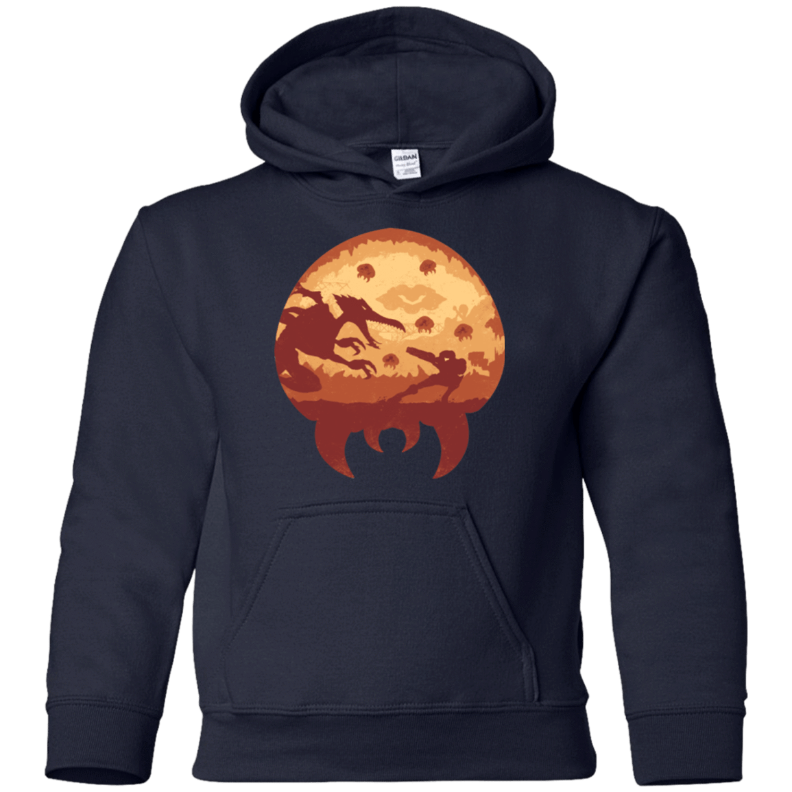 Sweatshirts Navy / YS Escape from Zebes Youth Hoodie