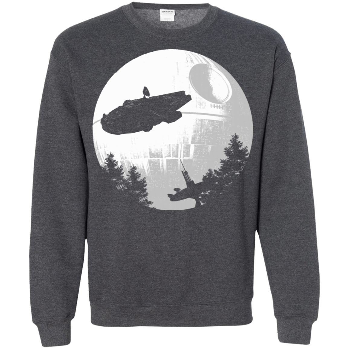 Sweatshirts Dark Heather / S ET Parody Crewneck Sweatshirt