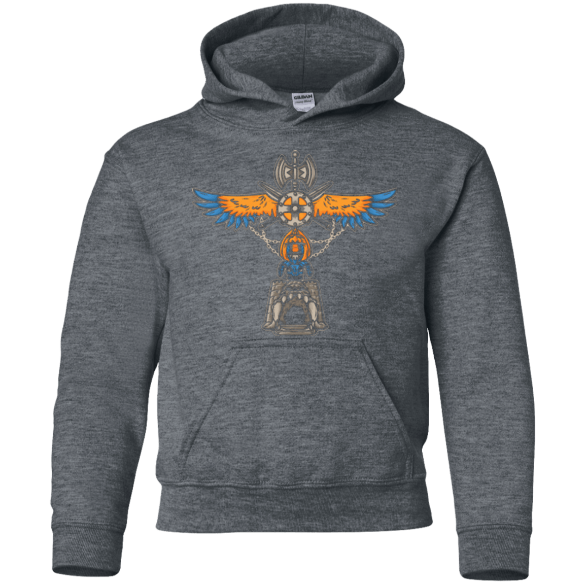 Sweatshirts Dark Heather / YS ETERNIA TOTEM Youth Hoodie