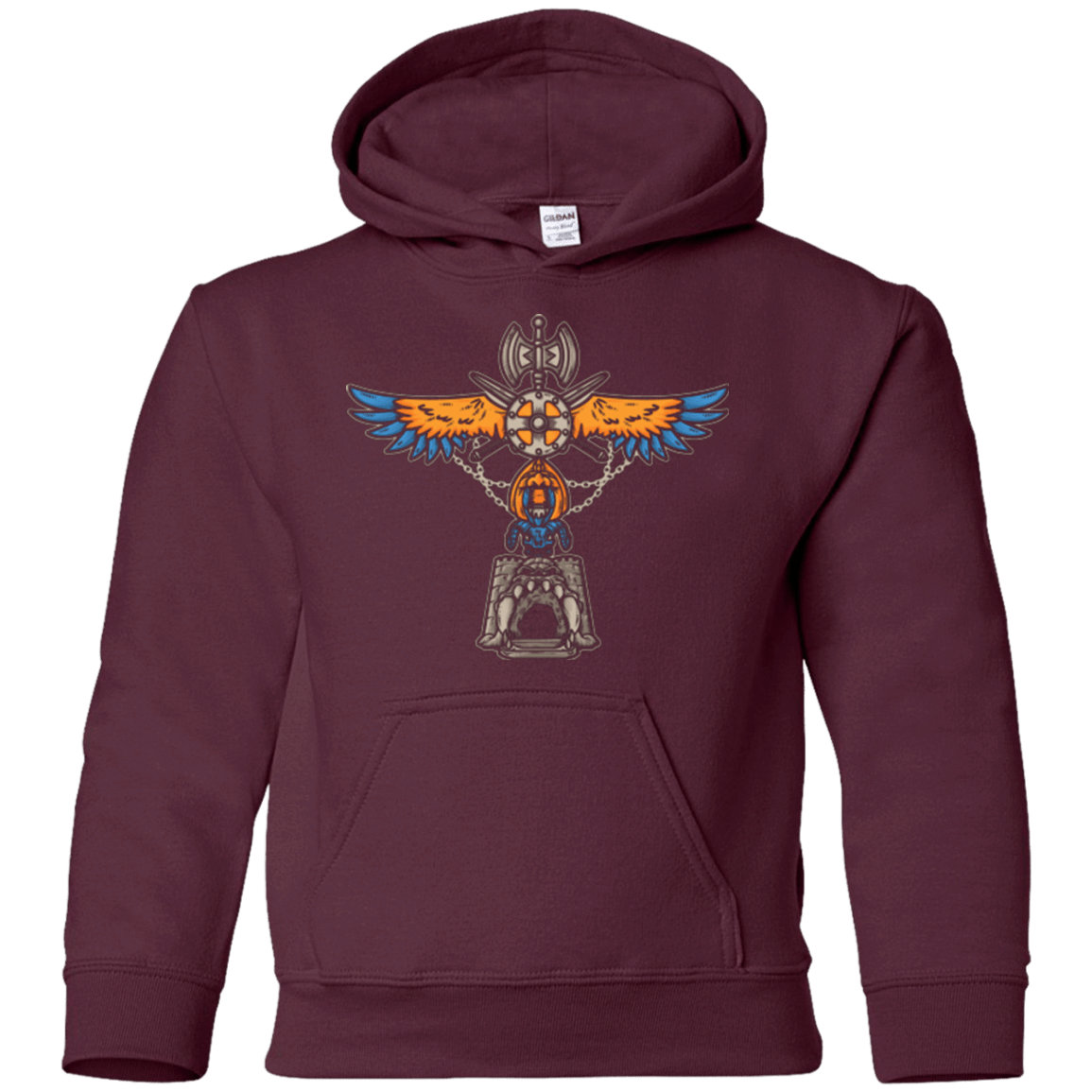 Sweatshirts Maroon / YS ETERNIA TOTEM Youth Hoodie