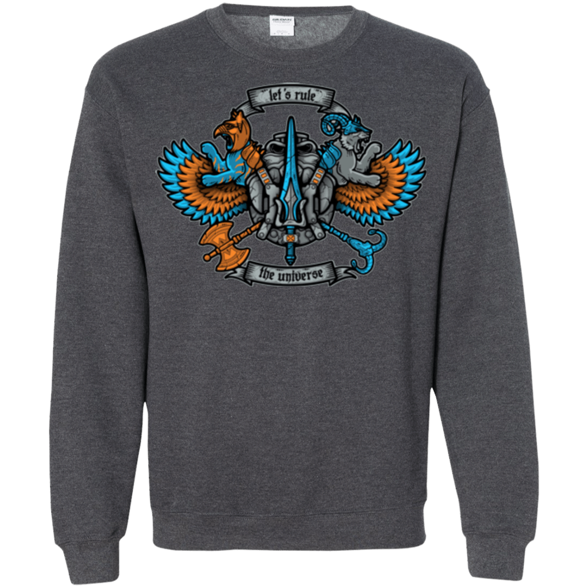 Sweatshirts Dark Heather / Small ETERNIAS CREST Crewneck Sweatshirt