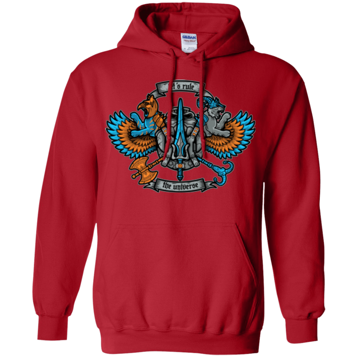 Sweatshirts Red / Small ETERNIAS CREST Pullover Hoodie
