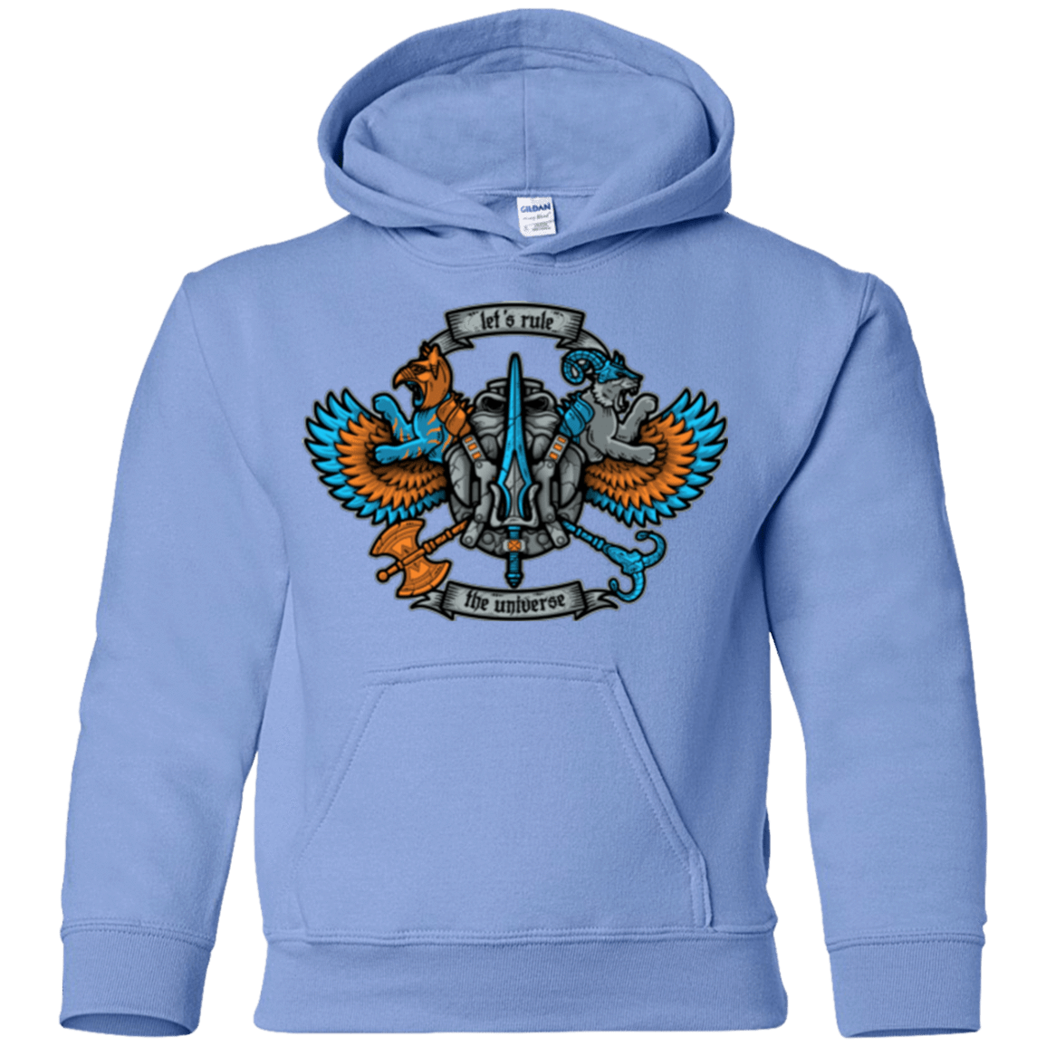 Sweatshirts Carolina Blue / YS ETERNIAS CREST Youth Hoodie