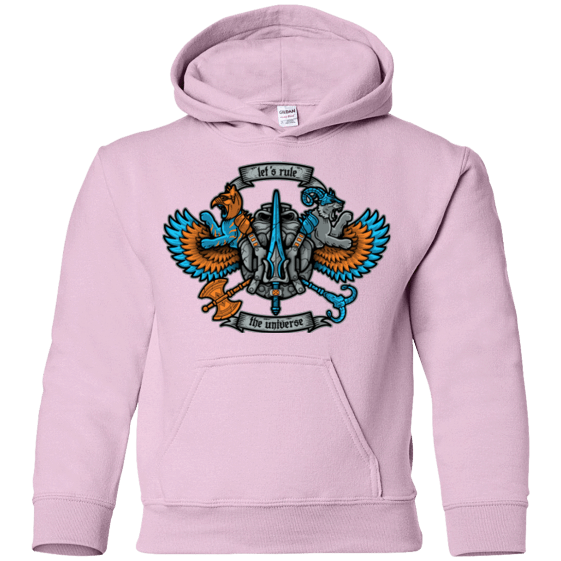 Sweatshirts Light Pink / YS ETERNIAS CREST Youth Hoodie