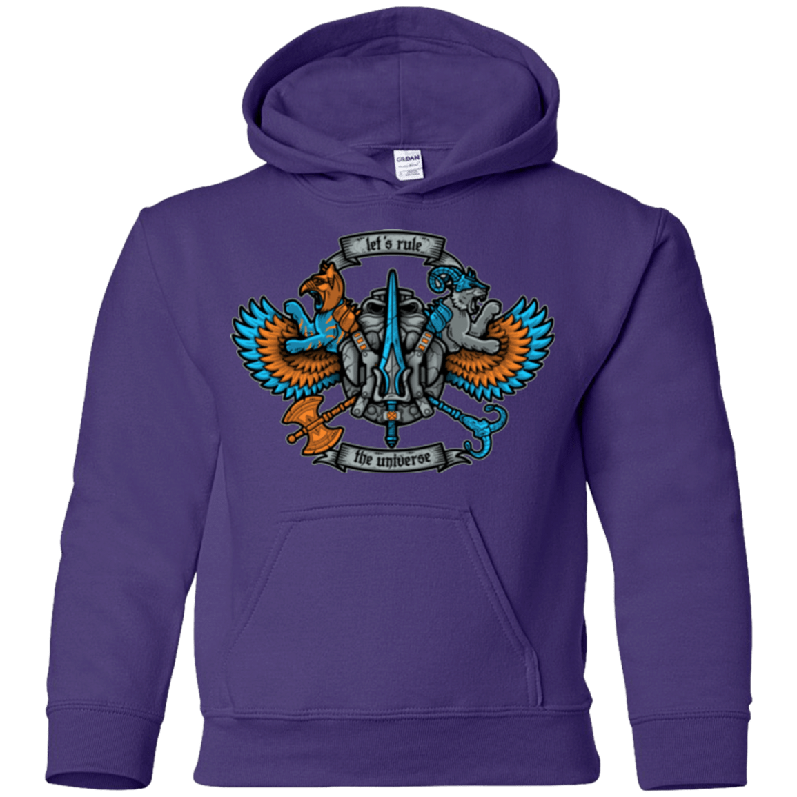 Sweatshirts Purple / YS ETERNIAS CREST Youth Hoodie