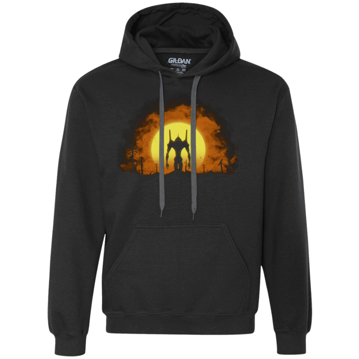 Sweatshirts Black / Small Evangelion Premium Fleece Hoodie