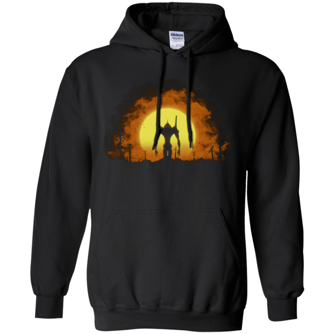 Sweatshirts Black / Small Evangelion Pullover Hoodie