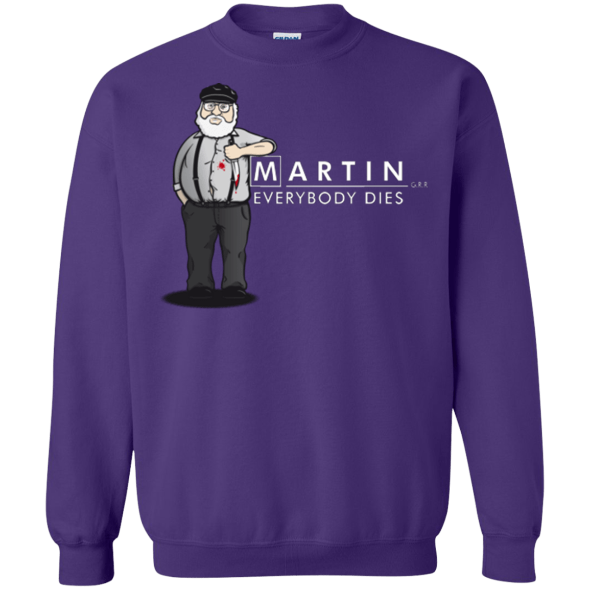 Sweatshirts Purple / Small Everybody Dies Crewneck Sweatshirt
