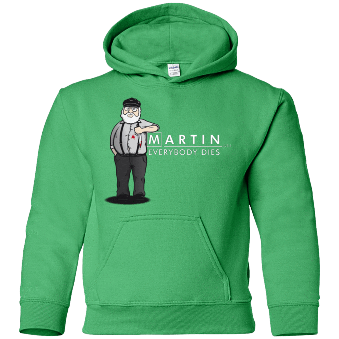 Sweatshirts Irish Green / YS Everybody Dies Youth Hoodie