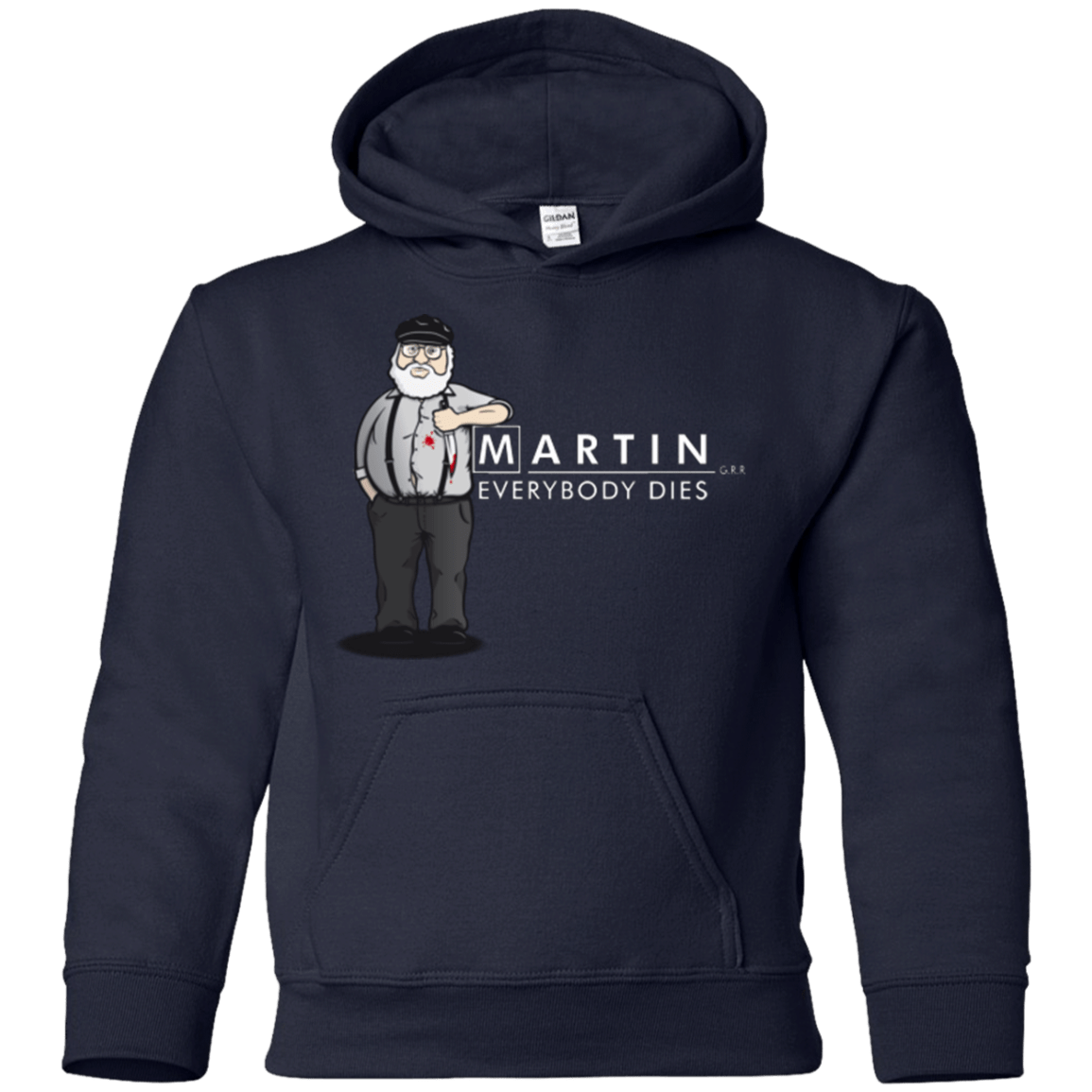 Sweatshirts Navy / YS Everybody Dies Youth Hoodie