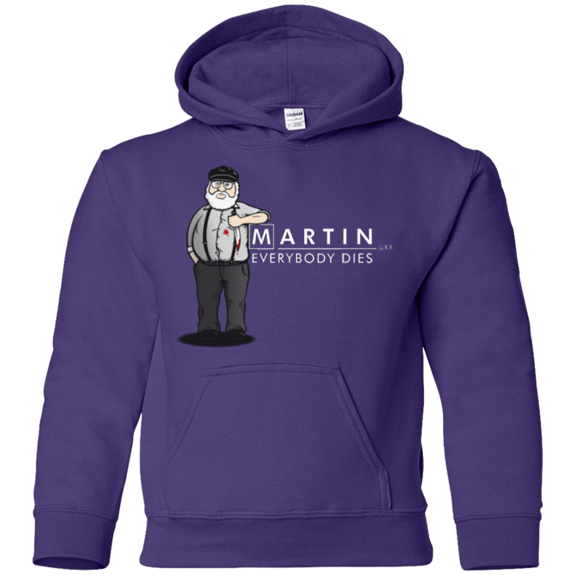 Sweatshirts Purple / YS Everybody Dies Youth Hoodie