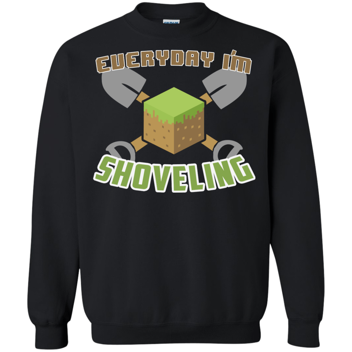 Sweatshirts Black / Small Everyday Shoveling Crewneck Sweatshirt