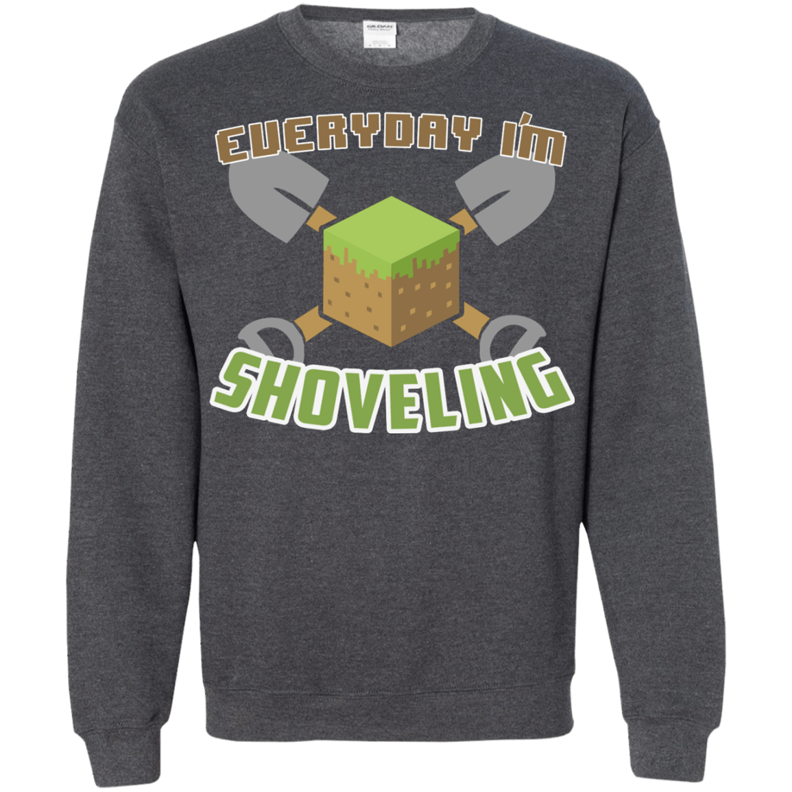 Sweatshirts Dark Heather / Small Everyday Shoveling Crewneck Sweatshirt