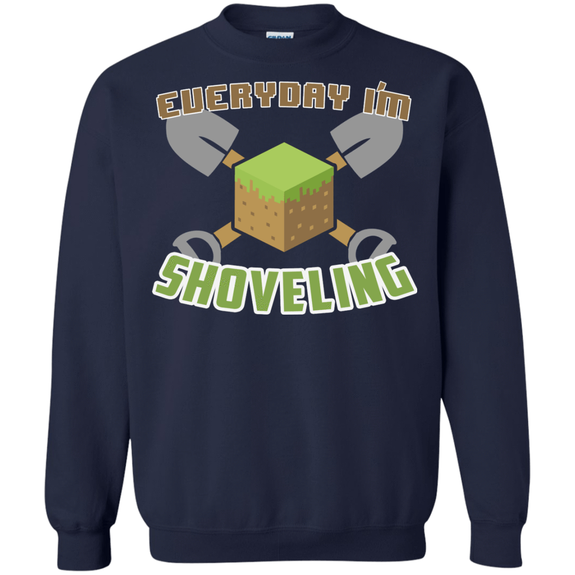 Sweatshirts Navy / Small Everyday Shoveling Crewneck Sweatshirt