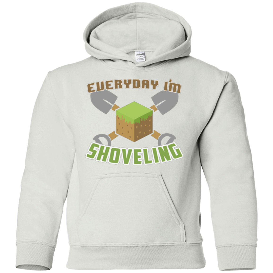Sweatshirts White / YS Everyday Shoveling Youth Hoodie