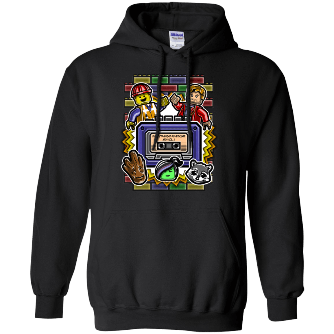 Sweatshirts Black / Small Everything is awesome mix Pullover Hoodie