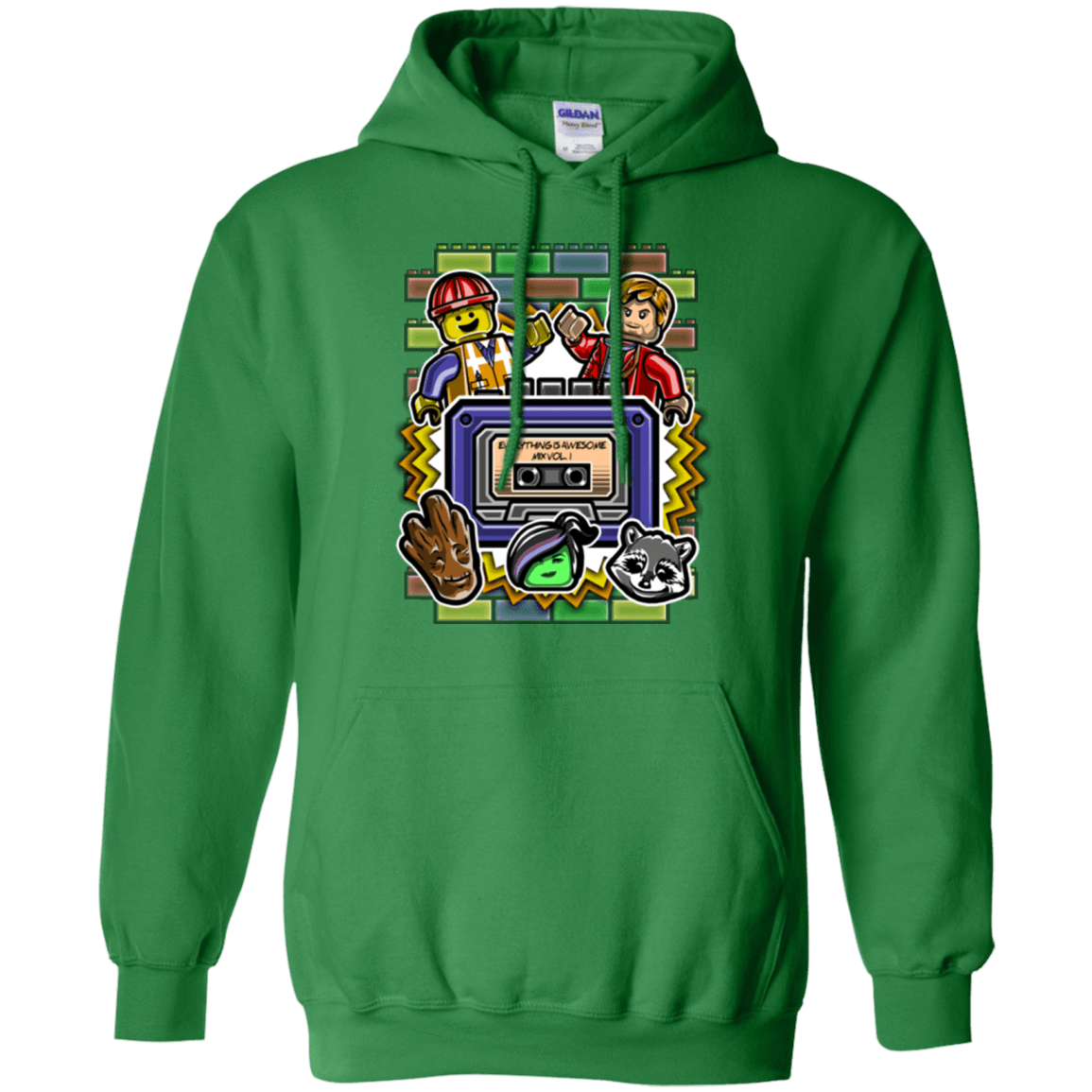 Sweatshirts Irish Green / Small Everything is awesome mix Pullover Hoodie
