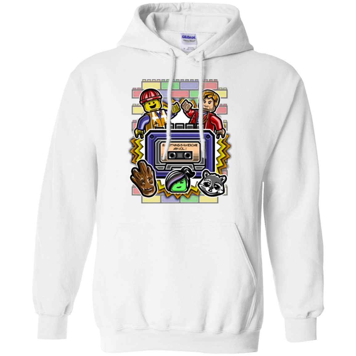 Sweatshirts White / Small Everything is awesome mix Pullover Hoodie