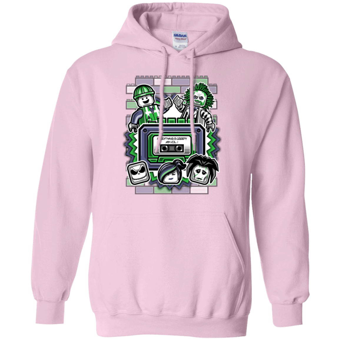 Sweatshirts Light Pink / Small Everything Is Creepy Mix Pullover Hoodie