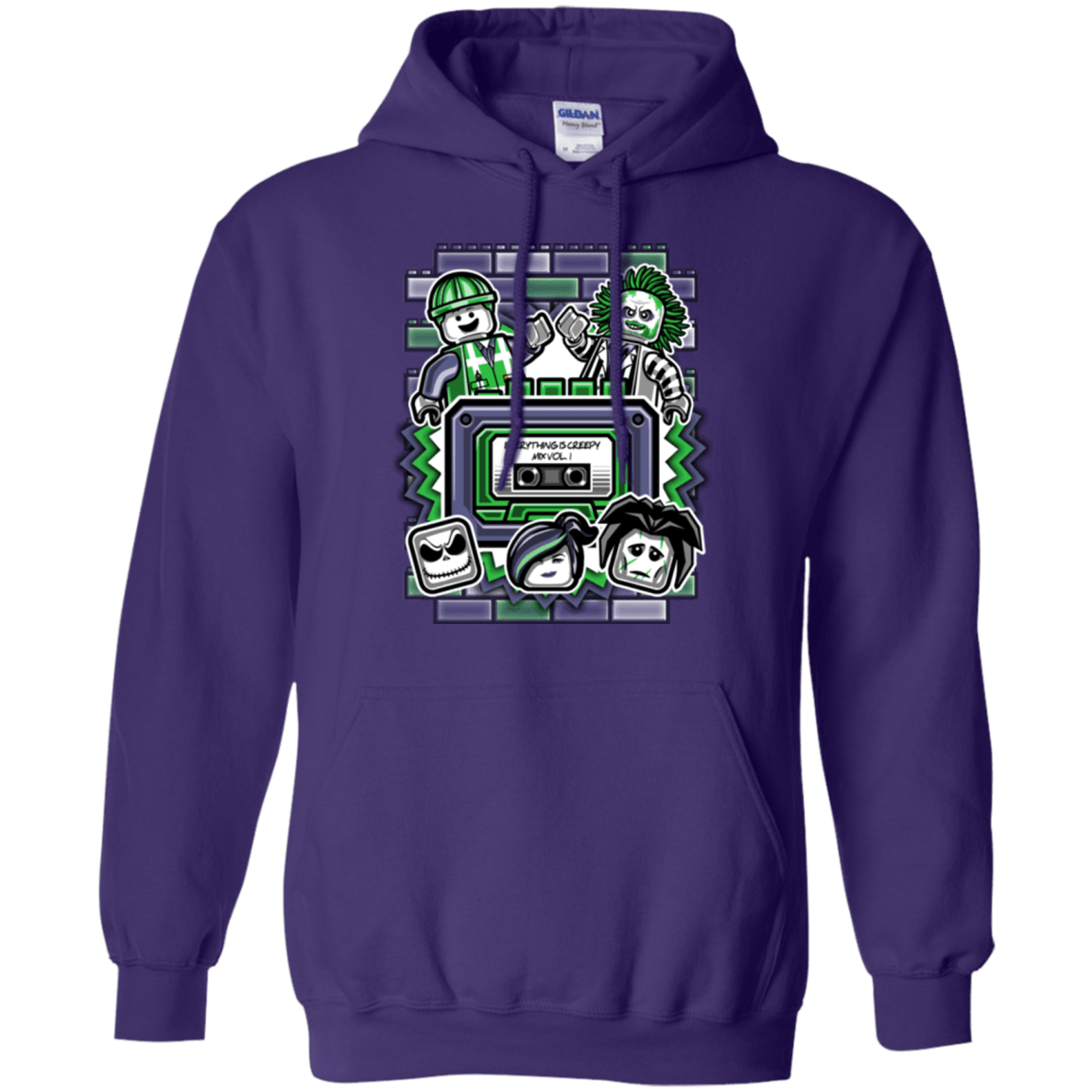 Sweatshirts Purple / Small Everything Is Creepy Mix Pullover Hoodie