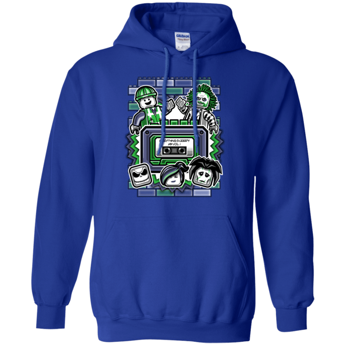Sweatshirts Royal / Small Everything Is Creepy Mix Pullover Hoodie