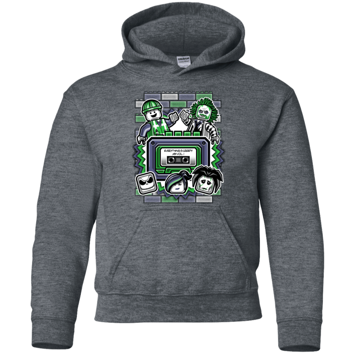 Sweatshirts Dark Heather / YS Everything Is Creepy Mix Youth Hoodie