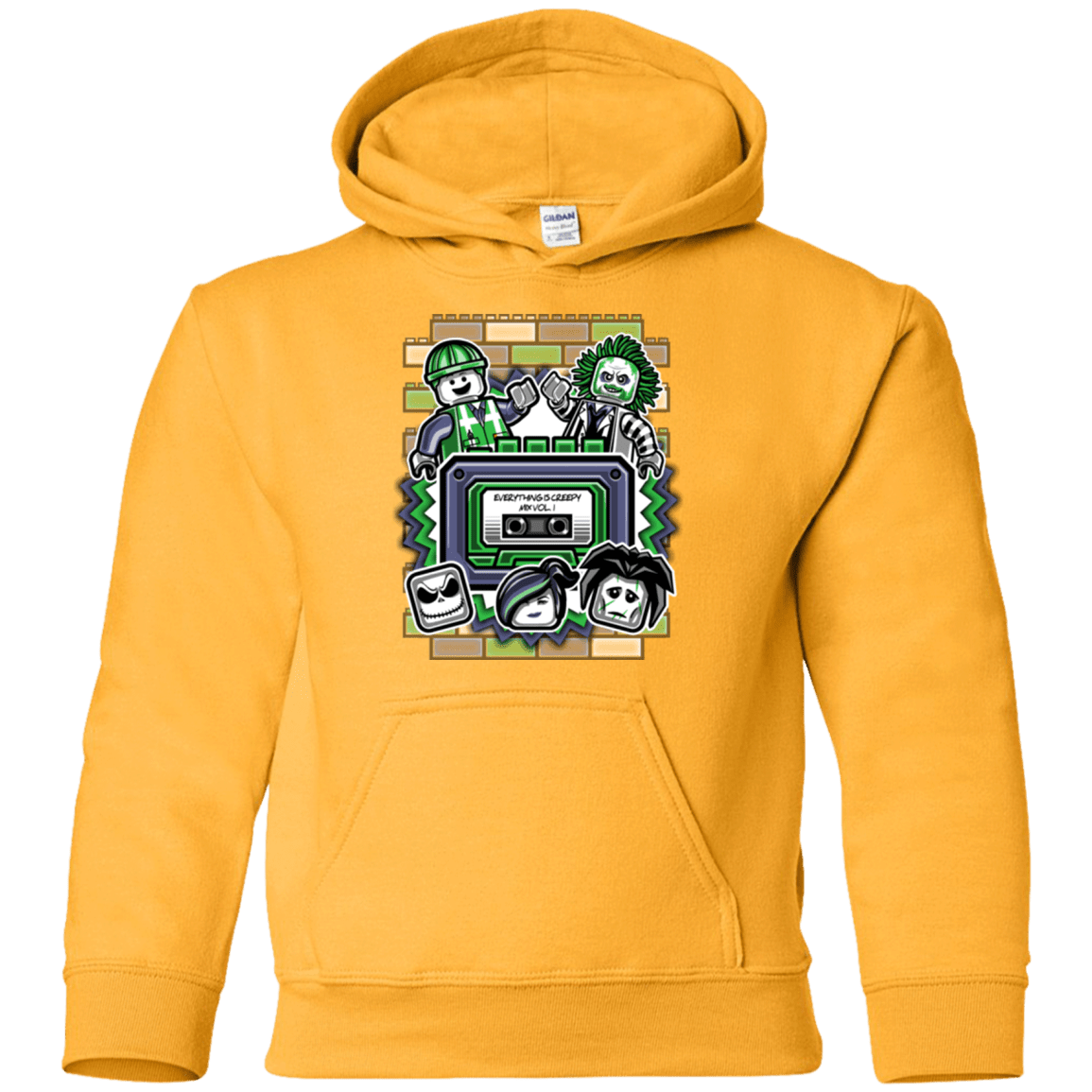 Sweatshirts Gold / YS Everything Is Creepy Mix Youth Hoodie