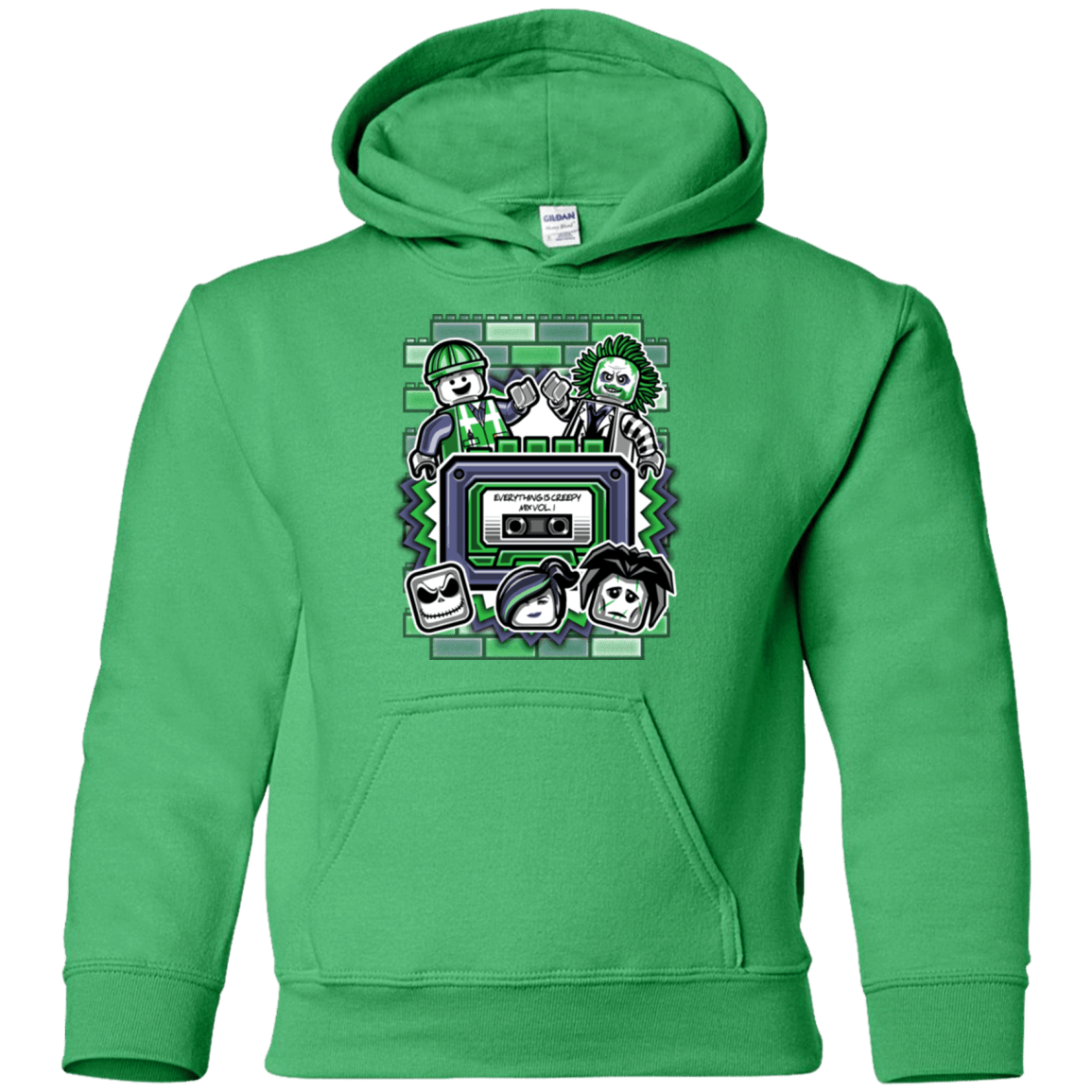 Sweatshirts Irish Green / YS Everything Is Creepy Mix Youth Hoodie