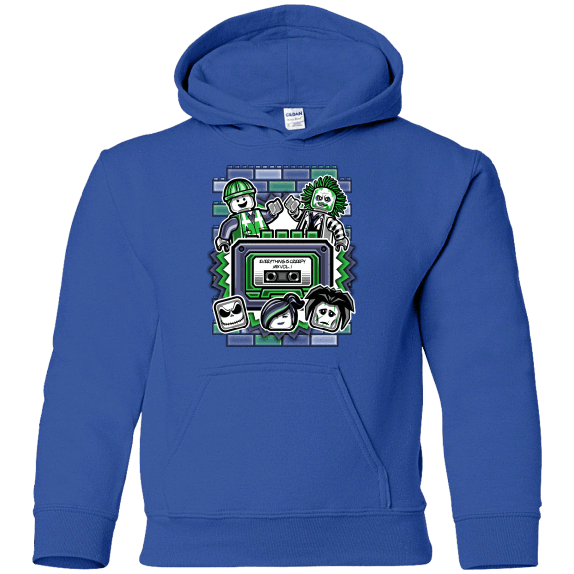 Sweatshirts Royal / YS Everything Is Creepy Mix Youth Hoodie