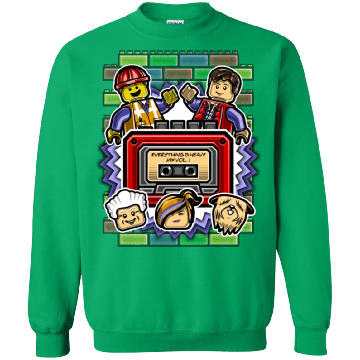 Sweatshirts Irish Green / Small Everything Is Heavy Mix Crewneck Sweatshirt