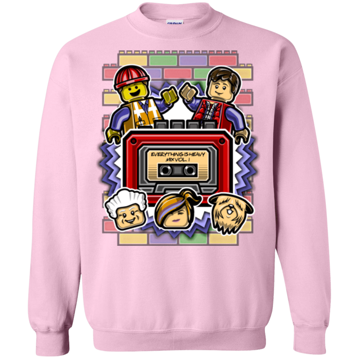 Sweatshirts Light Pink / Small Everything Is Heavy Mix Crewneck Sweatshirt