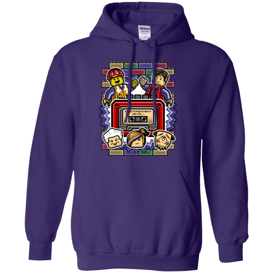 Sweatshirts Purple / Small Everything Is Heavy Mix Pullover Hoodie