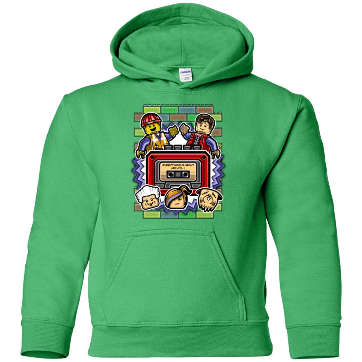 Sweatshirts Irish Green / YS Everything Is Heavy Mix Youth Hoodie