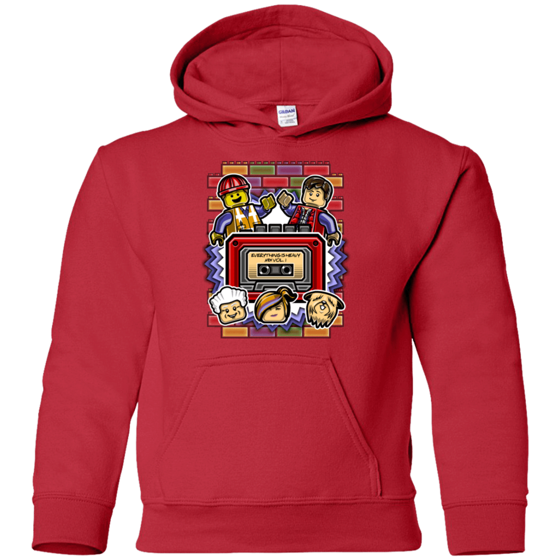 Sweatshirts Red / YS Everything Is Heavy Mix Youth Hoodie