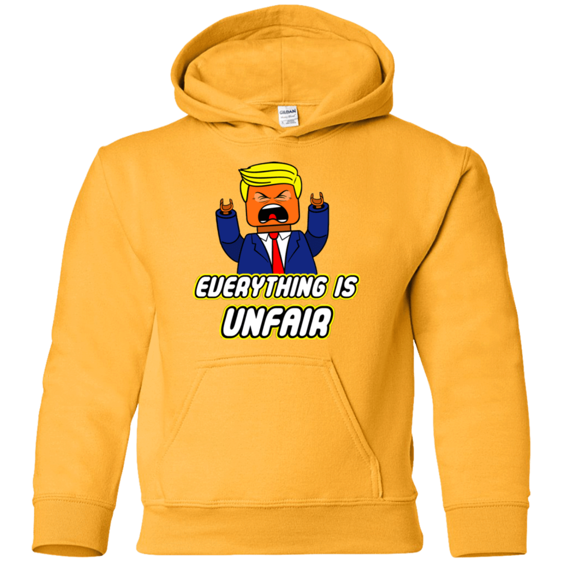 Sweatshirts Gold / YS Everything Is Unfair Youth Hoodie