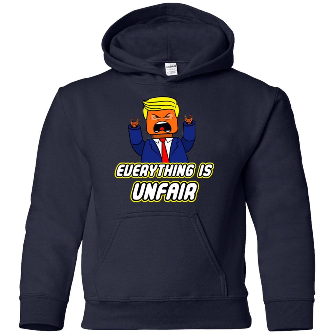 Sweatshirts Navy / YS Everything Is Unfair Youth Hoodie