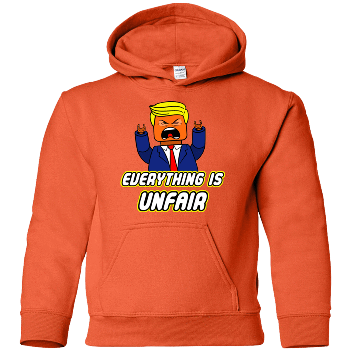 Sweatshirts Orange / YS Everything Is Unfair Youth Hoodie