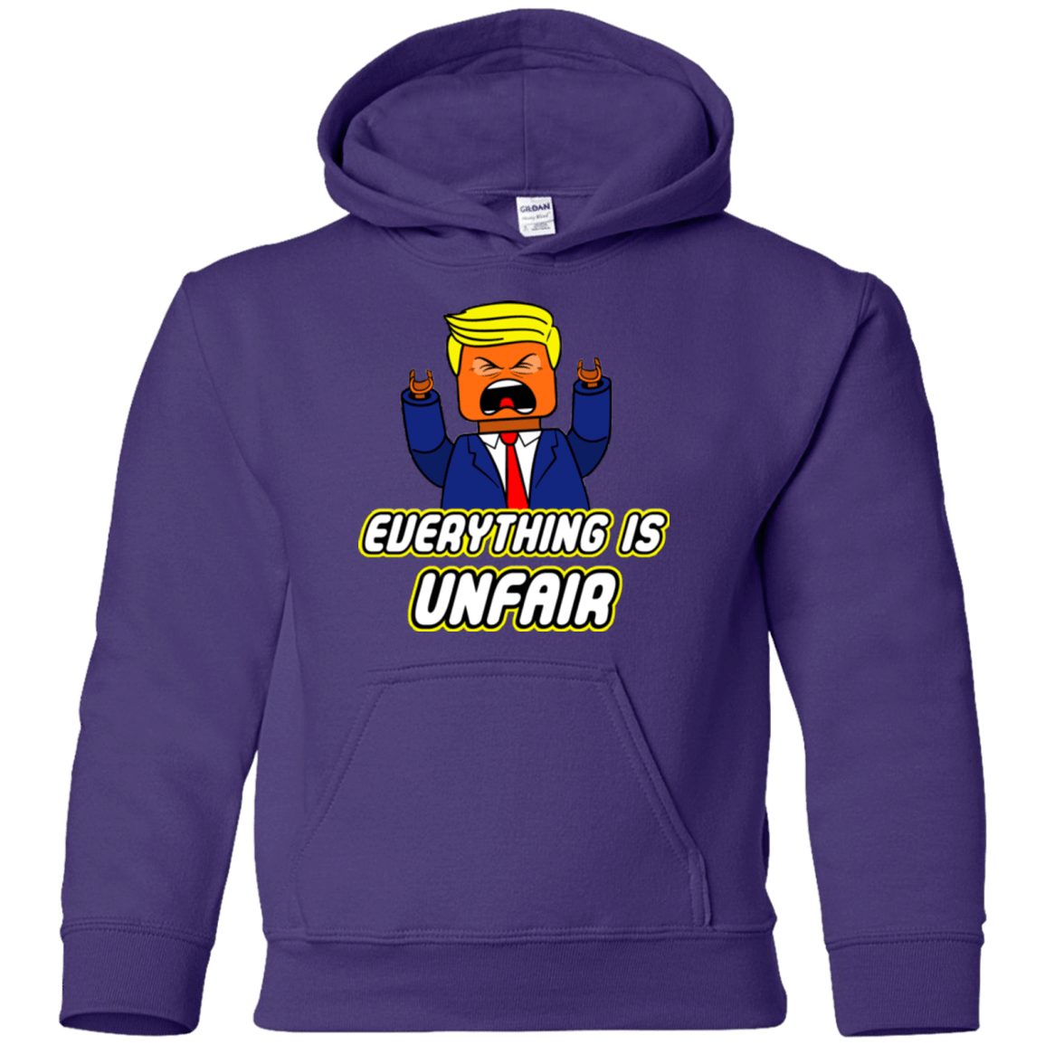 Sweatshirts Purple / YS Everything Is Unfair Youth Hoodie