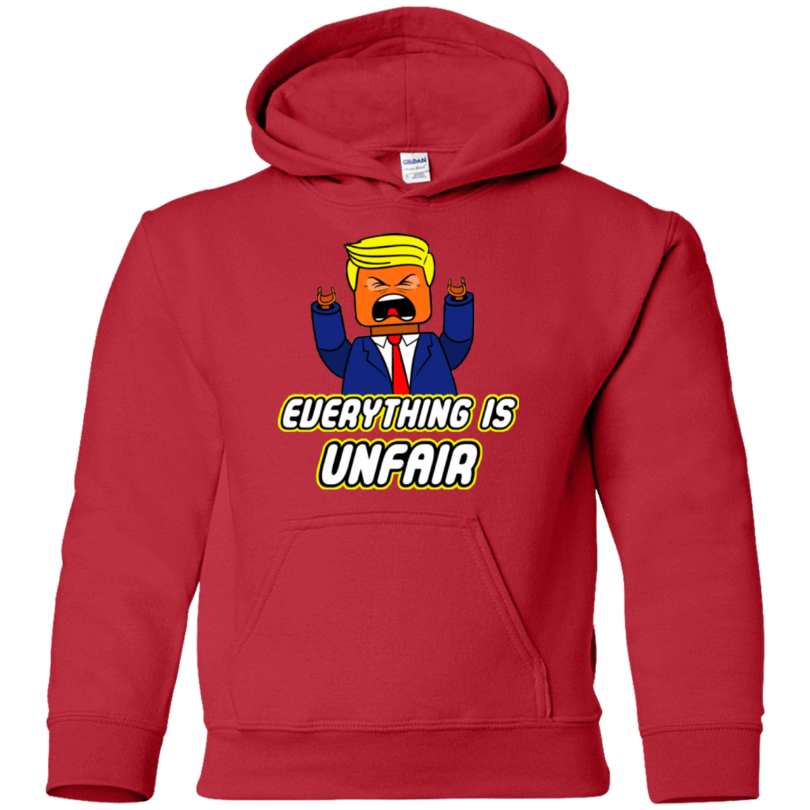 Sweatshirts Red / YS Everything Is Unfair Youth Hoodie
