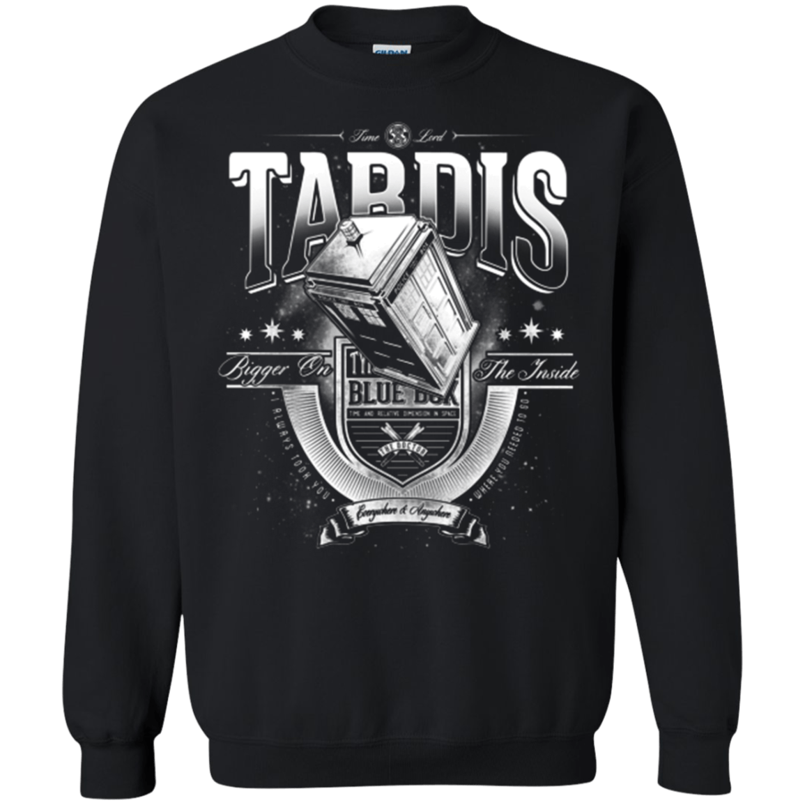 Sweatshirts Black / Small Everywhere and Anywhere Crewneck Sweatshirt