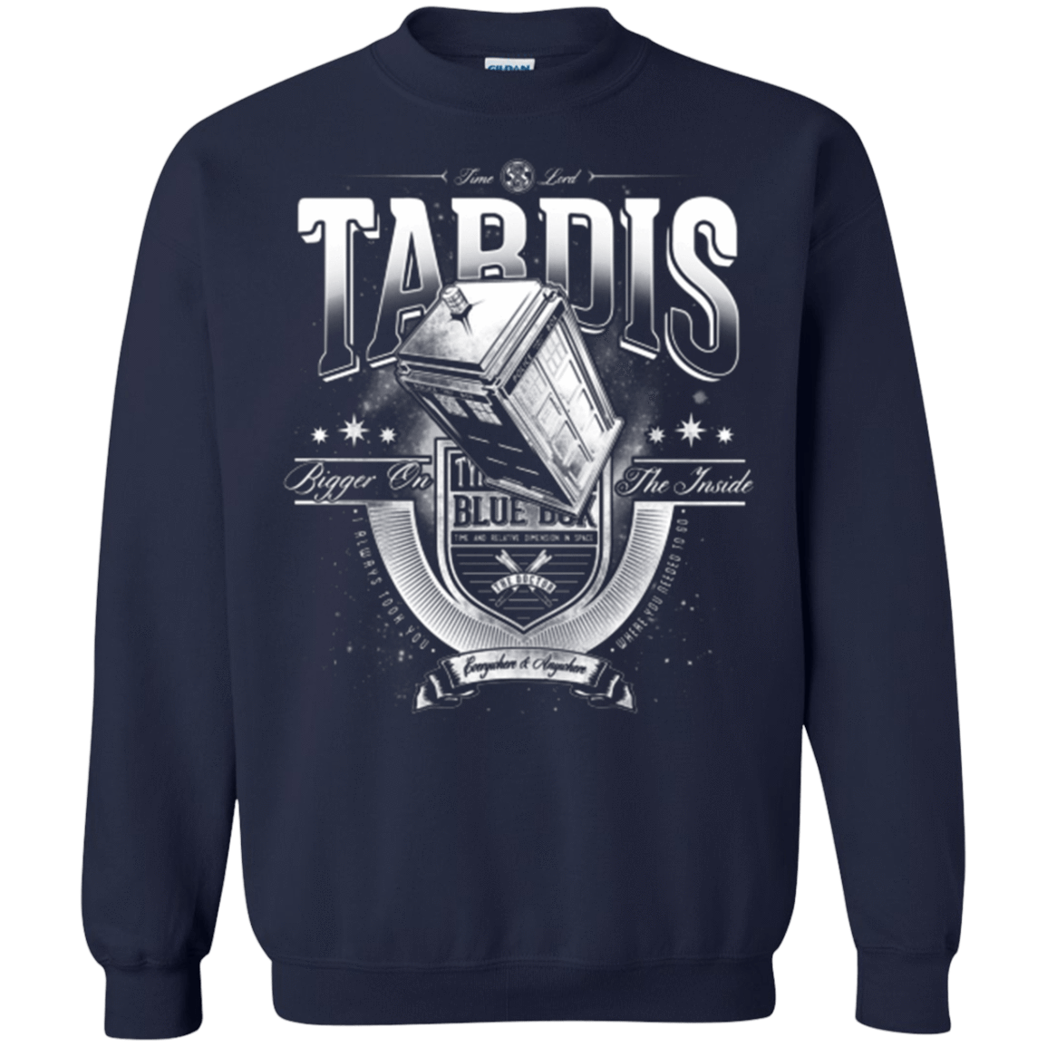 Sweatshirts Navy / Small Everywhere and Anywhere Crewneck Sweatshirt