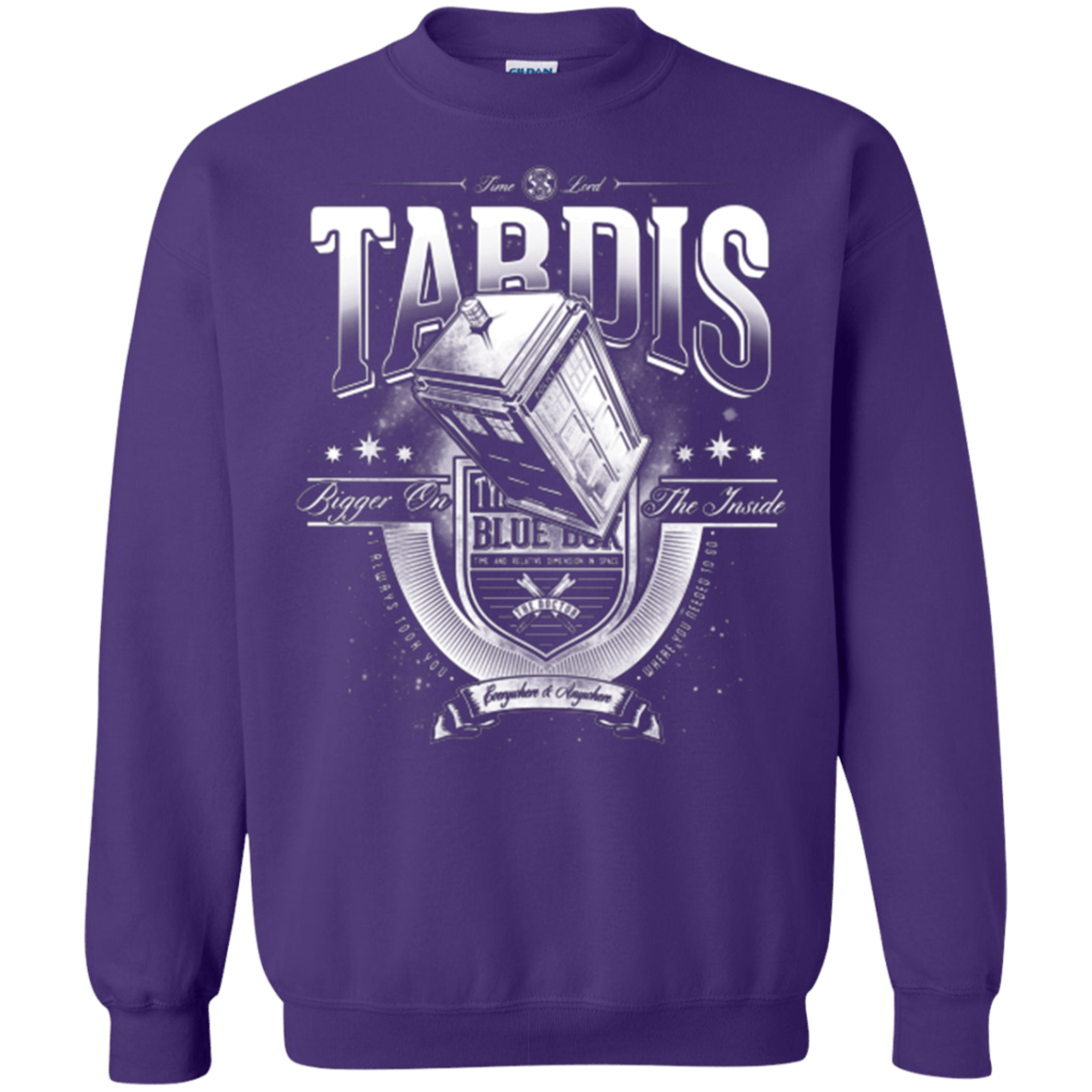 Sweatshirts Purple / Small Everywhere and Anywhere Crewneck Sweatshirt