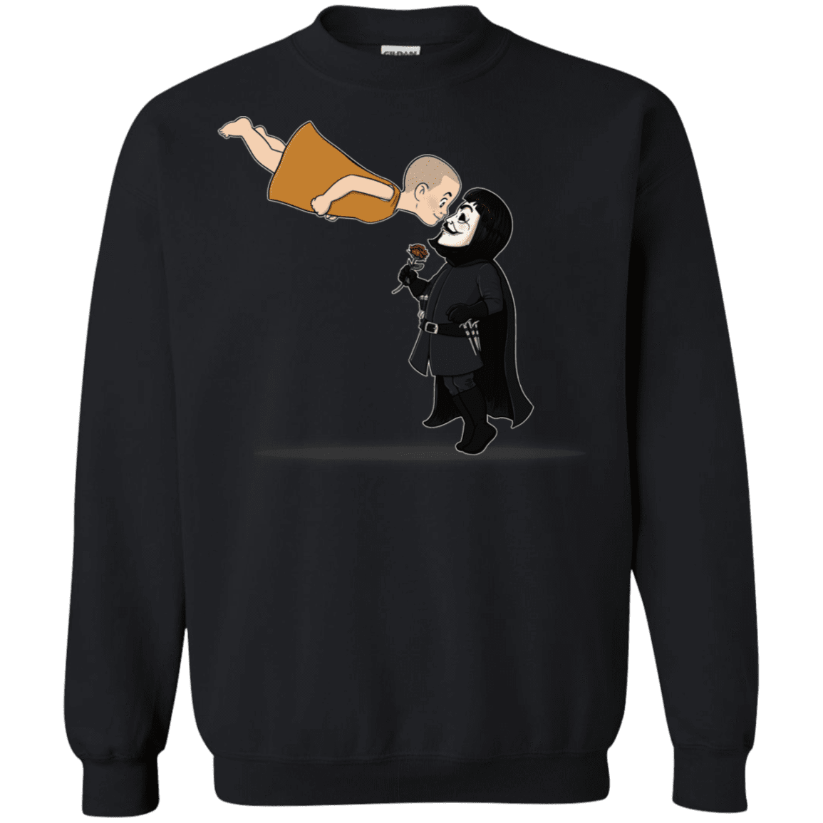 Sweatshirts Black / S Evey and V Crewneck Sweatshirt