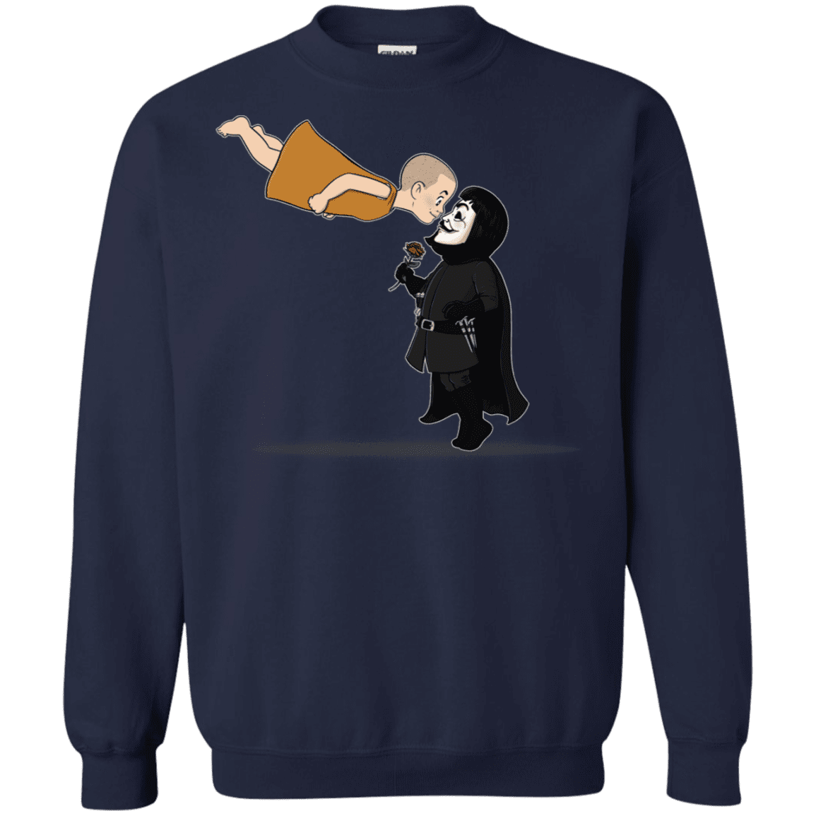 Sweatshirts Navy / S Evey and V Crewneck Sweatshirt
