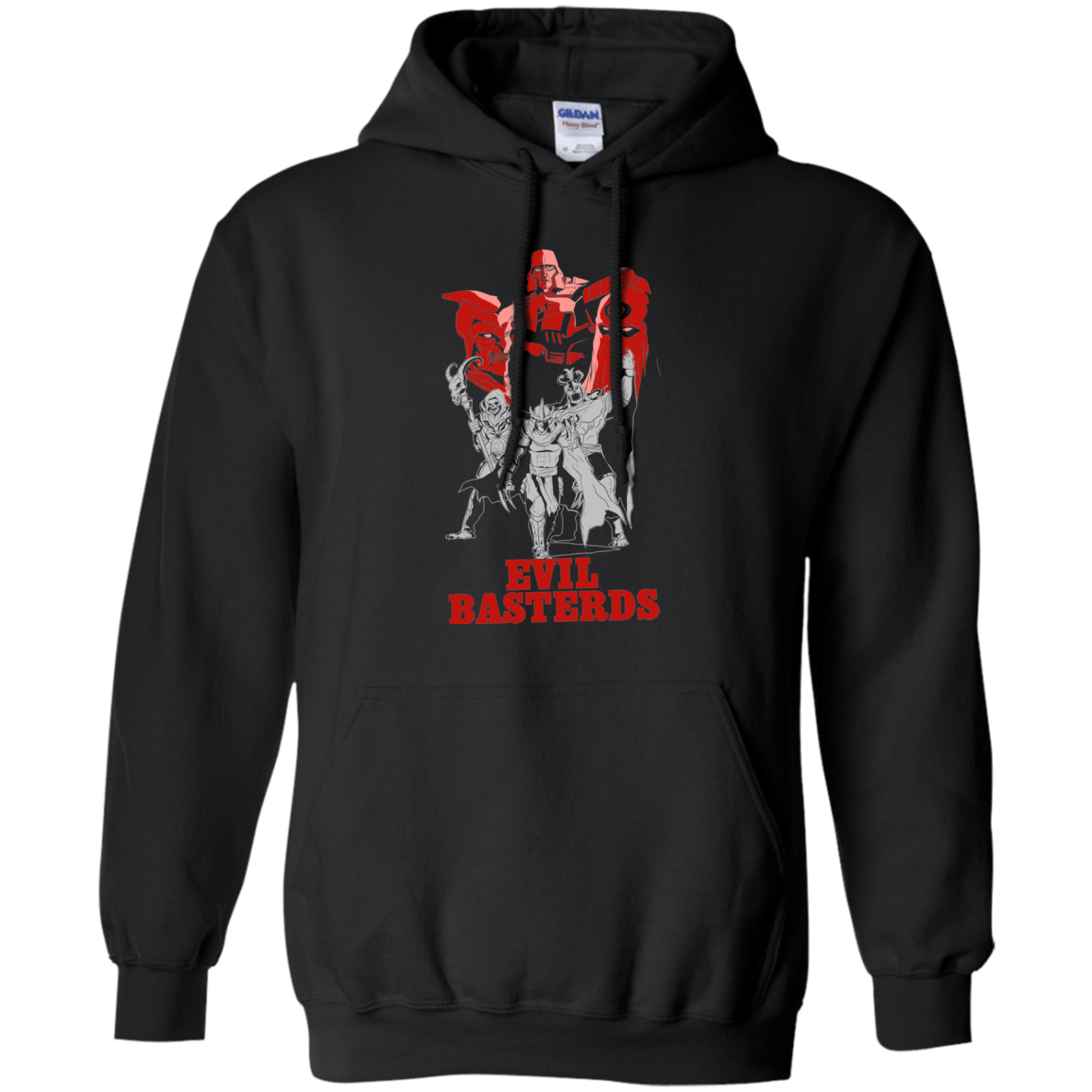 Sweatshirts Black / S Evil Bastards Pullover Hoodie